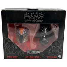 Star Wars Black Series Titanium Series Sabine Wren Darth Vader Helmet Hasbro