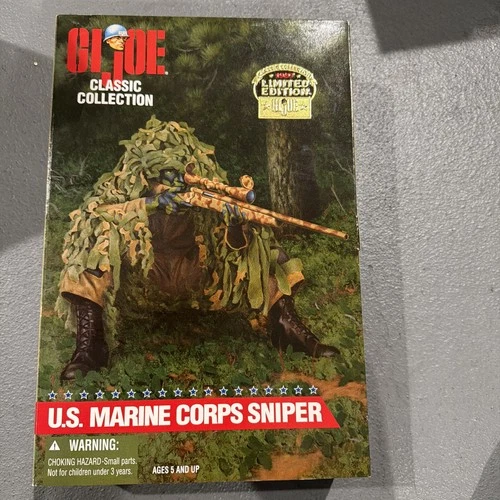 GI Joe 1997 Classic Collection US Marine Corps Sniper Limited Edition Brown Eyes