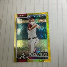 2026 Topps Series 1 Spencer Strider #79 Atlanta Braves Gold Rainbow Foil /399