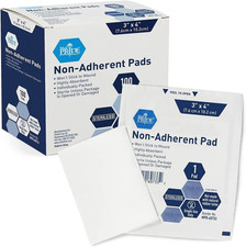 Sterile Non Stick Pads for Wound Care and Wounds, Highly Absorbent, Painless Rem