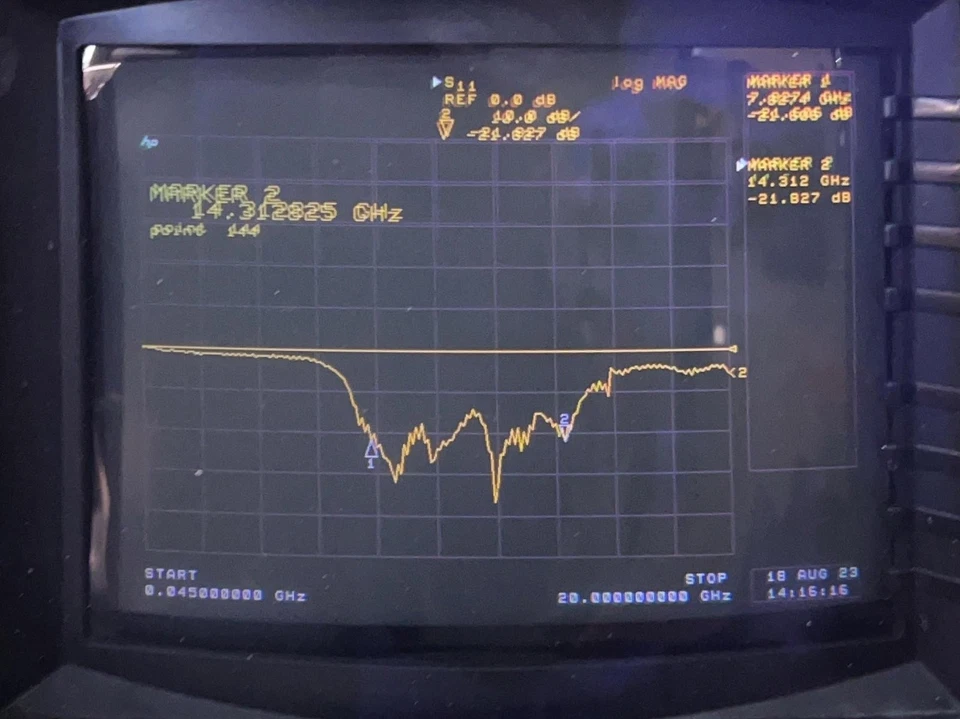 Antena de microondas de interferencia RF RACAL 60034/C 7800-14000Mhz Foto 2 de 4