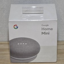 Google Home Mini Smart Speaker Chalk - Brand New Sealed GA00210-US
