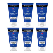    6x Neutrogena Norwegian Formula Fast Absorbing Hand Cream 75ml