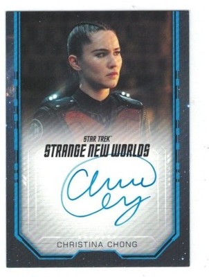 Star Trek Strange New Worlds S2 autograph card Christina Chong B | eBay