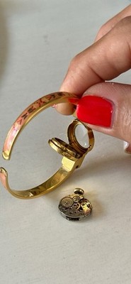 Vintage Bucherer Gold Plated Ladies Bracelet Watch 17 Jewel  display picture 3