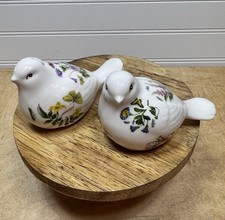 Portmeirion Botanic Garden Terrace Bird Dove Salt & Pepper Shakers