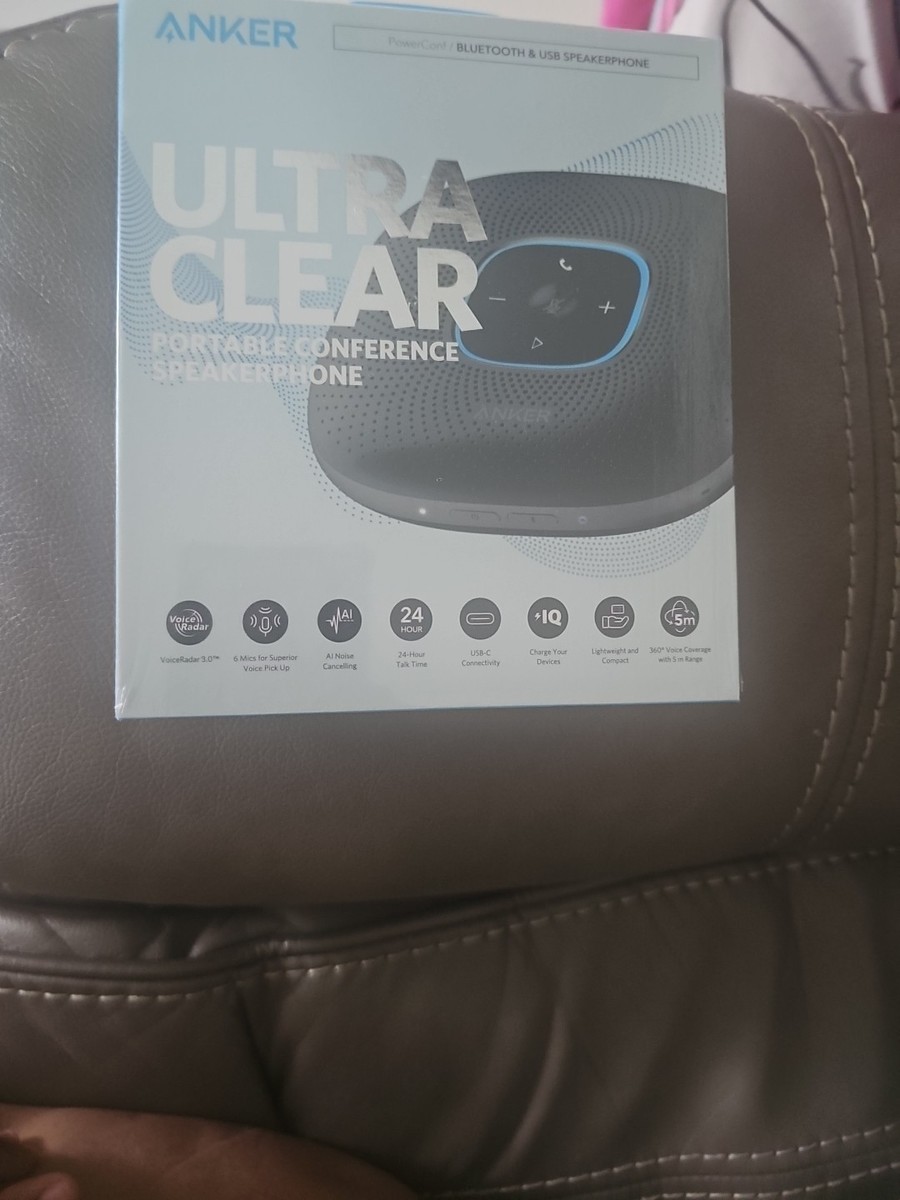 Anker PowerConf Ultra-Clear Portable Conference Speakerphone