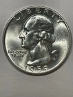 1959 D Silver Washington Quarter -  a nice  uncirculated coin