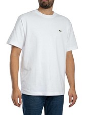 Image of Lacoste Men's Heavy Cotton Jersey T-Shirt, White