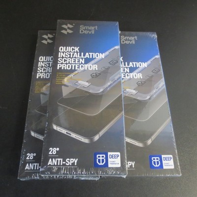SMARTDEVIL Tempered Glass for iPhone 16 Plus Screen Protector - 3 BOXES
