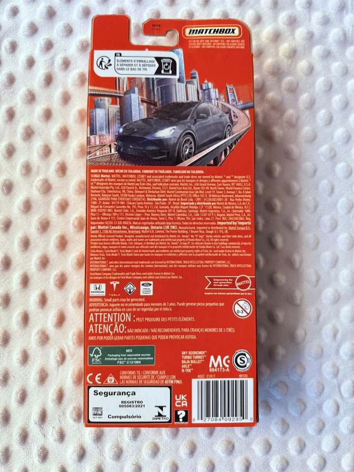 Matchbox MBX Electric Drivers Pack of 5 Cars - Tesla, Ford, Honda - Image 4 of 4