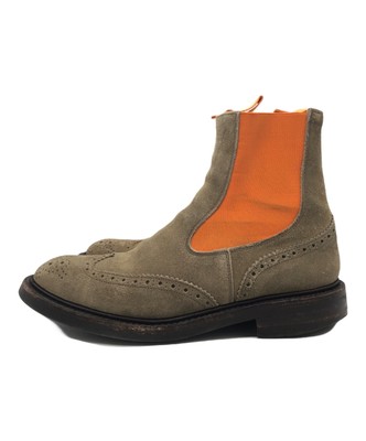 靴 Tricker's SIDE GORE BOOTS SUEDE CLASSIC Tricker's Suede Side Gore Boots/ Brown/ Size: 8.5 | eBay