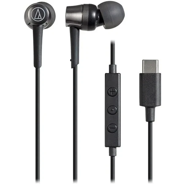 Audio Technica ATH CKD3C BK USB Type C earphones black AIRMAIL with TRACKING