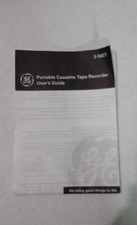 User Guide for GE 3-5027 Portable Cassette Tape Player Voice Recorder Paper Part