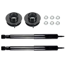 2" Front Leveling Kit & 2x Front Shocks Struts For 1994-2001 Dodge Ram 1500 4WD