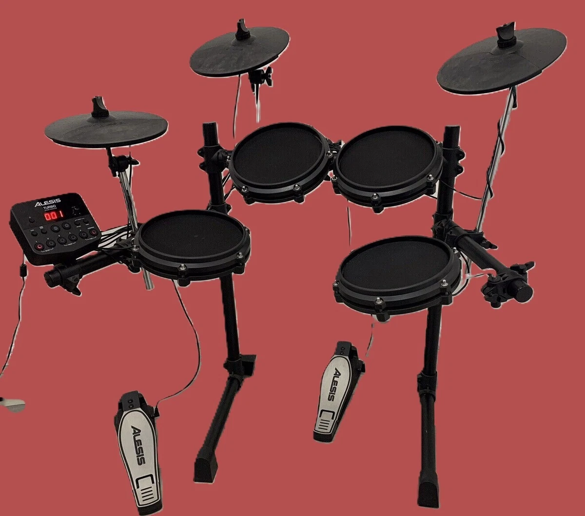 ALESIS TURBO MESH ELECTRONIC DRUM KIT SPARE PARTS snare tom crash ride kick fre