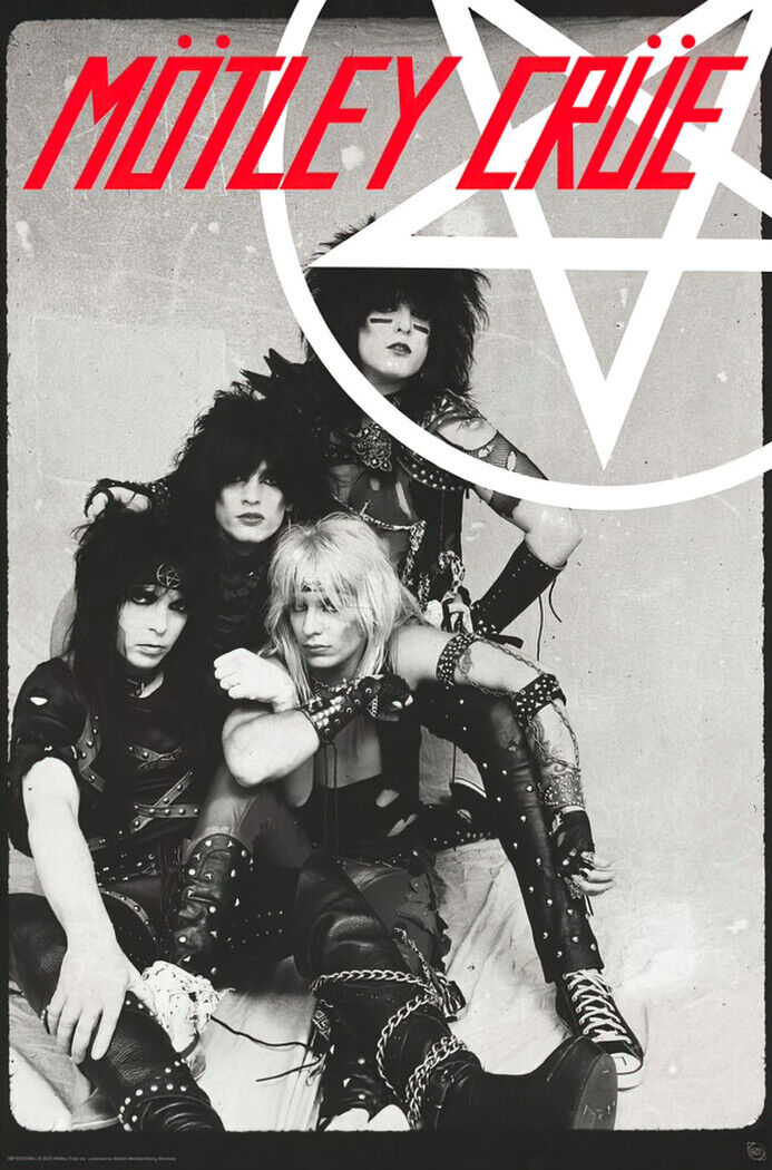 Motley Crue - Music Poster (Mötley Crüe - The Guys) (Size: 24