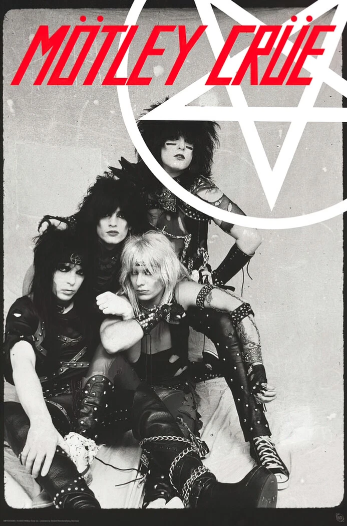 Motley Crue - Music Poster (Mötley Crüe - The Guys) (Size: 24 x