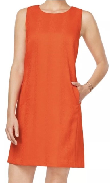 tommy hilfiger orange dress