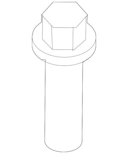 Tornillo de soporte para Ford (N/P W708848-S439)