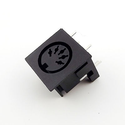 10pcs DIN 5 Pin Circular Jack Female Panel Mount PCB Mount Connector Adapter