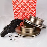 Febi Bremsscheiben 276Mm + BeläGe Wako Vorne FüR Mercedes Sprinter Perrot System