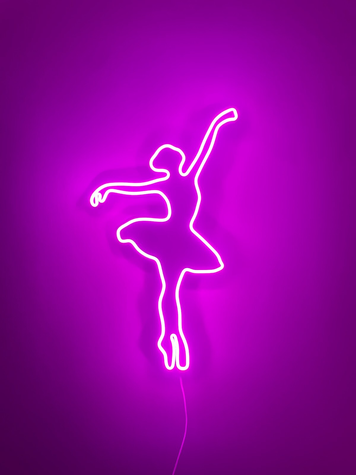 Insegna LED Neon Danza Ballerina - Alta Efficienza e Design Moderno