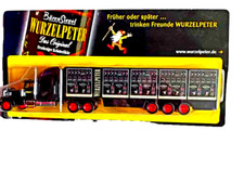 Wurzelpeter Truck 072 LKW Auflieger ca. 22 cm Werbung "Früher oder später..."
