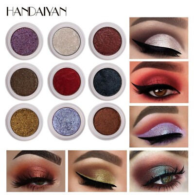 Eye Shadow Makeup Super Shine Shimmer Pigment Power Gel Glitter Eyeshadow Pot 