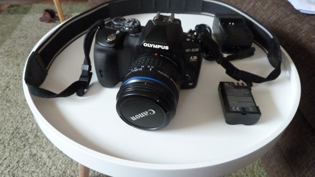 Olympus EVOLT E-510 10 0 MP Digitalkamera - Schwarz mit Objektiv Olymbus Digital Olympus EVOLT E-510 10 0 MP Digitalkamera - Schwarz mit Objektiv Olymbus Digital