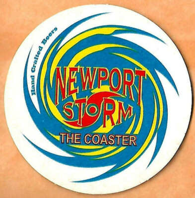 Coastal Extreme Brewing Co Newport Storm Beer Coaster Newport RI
