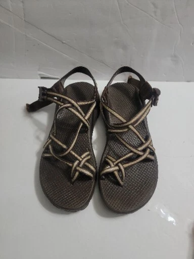Sandálias femininas Chaco caminhada caminhada ao ar livre Z2 Unaweep marrom tamanho 9 W sola Vibram - Imagem 2 de 4