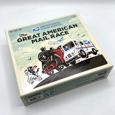 The Great American Mail Race USPS Post Office Board Game