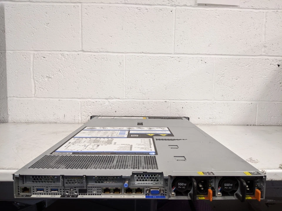 LENOVO IBM x3550 M5 1U Server Xeon 2.4ghz  E5-2640 v4 2x10 Core 48GB RAM inc. - Image 3 of 4