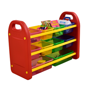 plastic toy storage unit