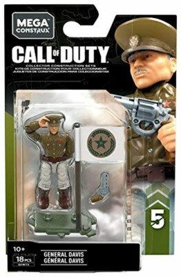 Mega Construx Call Of Duty General davis series 5 .mega bloks.