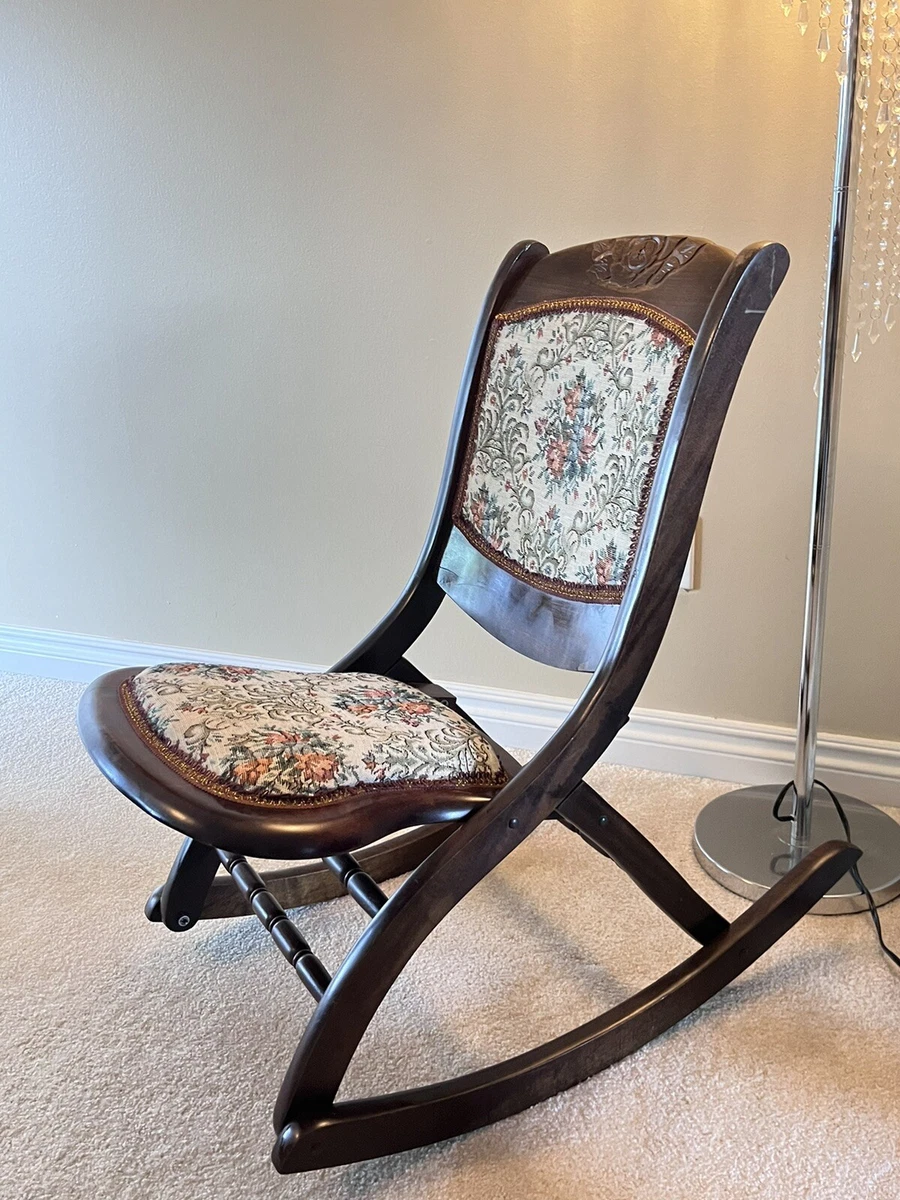 Victorian folding 2025 rocking chair