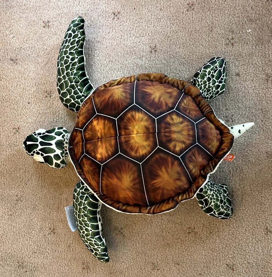 ~❤️~Wild Republic Realistic SEA TURTLE Small 28cm Med 50cm XLrg 72cms Soft Toy - image 2 of 4