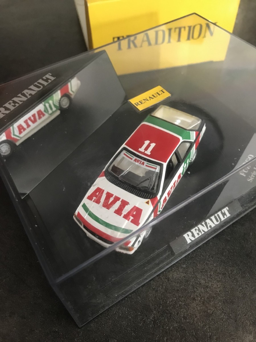 Miniature Norev Renault Fuego Avia 1983 à L'échelle 1:43 - état AAA, Boîte AAA, Rare, Occasion