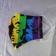 Handmade face mask washable and reusable new with filter pocket