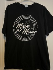 Minnesota Lynx WNBA Maya Moore Retirement Shirt, UConn, Stadium Give Away SGA XL