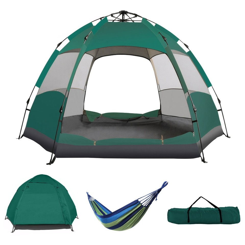 3-4 Person Tent Automatic Pop Up Family Outdoor Camping Hiking Tent Waterproof