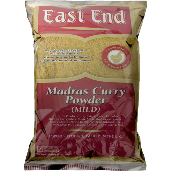 Madras Mild Curry Powder Seasoning Spice for Foods Excellent Quality Eastend 1Kg