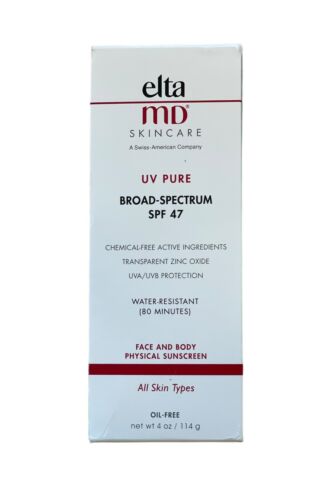 EltaMD UV Pure Face and Body Sunscreen, SPF 47, 4 oz. (D912)