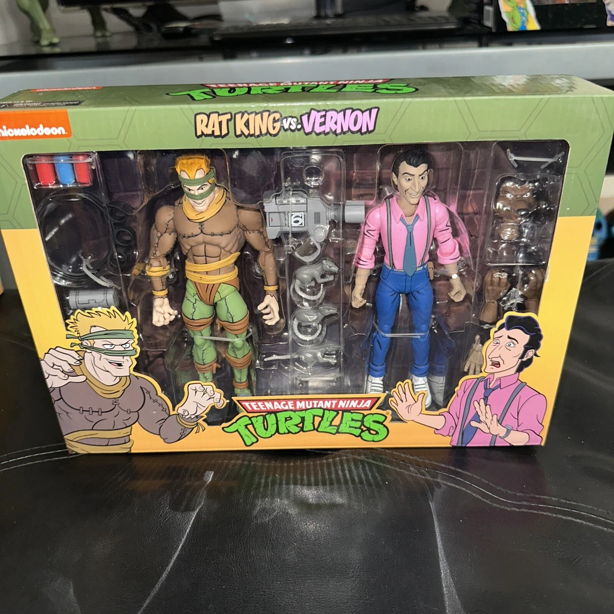 Teenage Mutant Ninja Turtles Cartoon Series 7 Inch Action Figure 2-Pack Exclusive - Rat King & Vernon