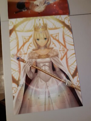 Fate 10th Anniversary Saber 10 Years Calendar Japanese Anime