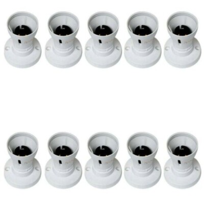10x GERADE Bajonett Latte Deckenlampe Halter Glühbirne Buchse B22 Fitting