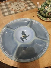 Vintage SEASIDE CHIP & DIP SERVER 