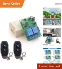Universal 433MHz Wireless Remote Control Switch for DC 12V/24V/30V Applications