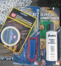 Baseball Glove cleaner Conditioner Wilson Pro Stock Franklin Wilson glove NIP